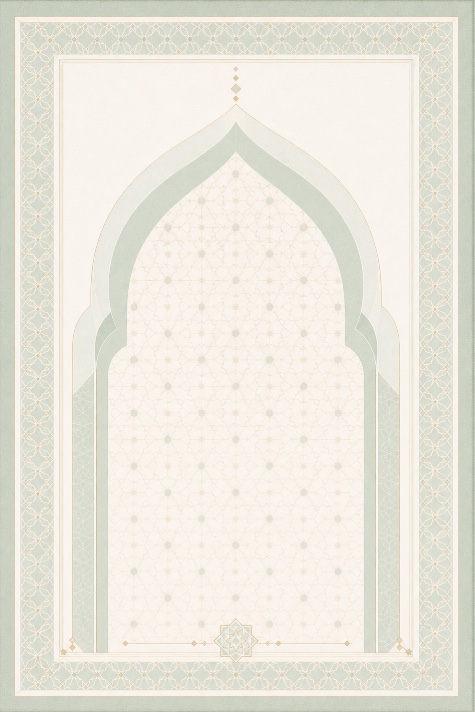 Zainyunoor new Muslim prayer rug design 07 for wholesale and custom pattern inquiry