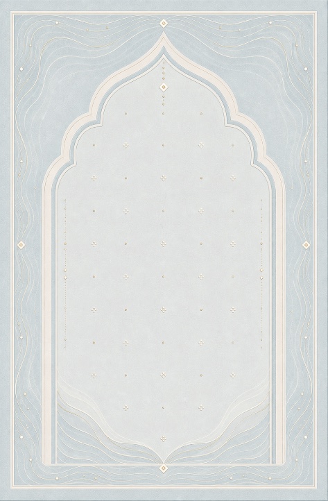 Zainyunoor new Muslim prayer rug design 19 for wholesale and custom pattern inquiry